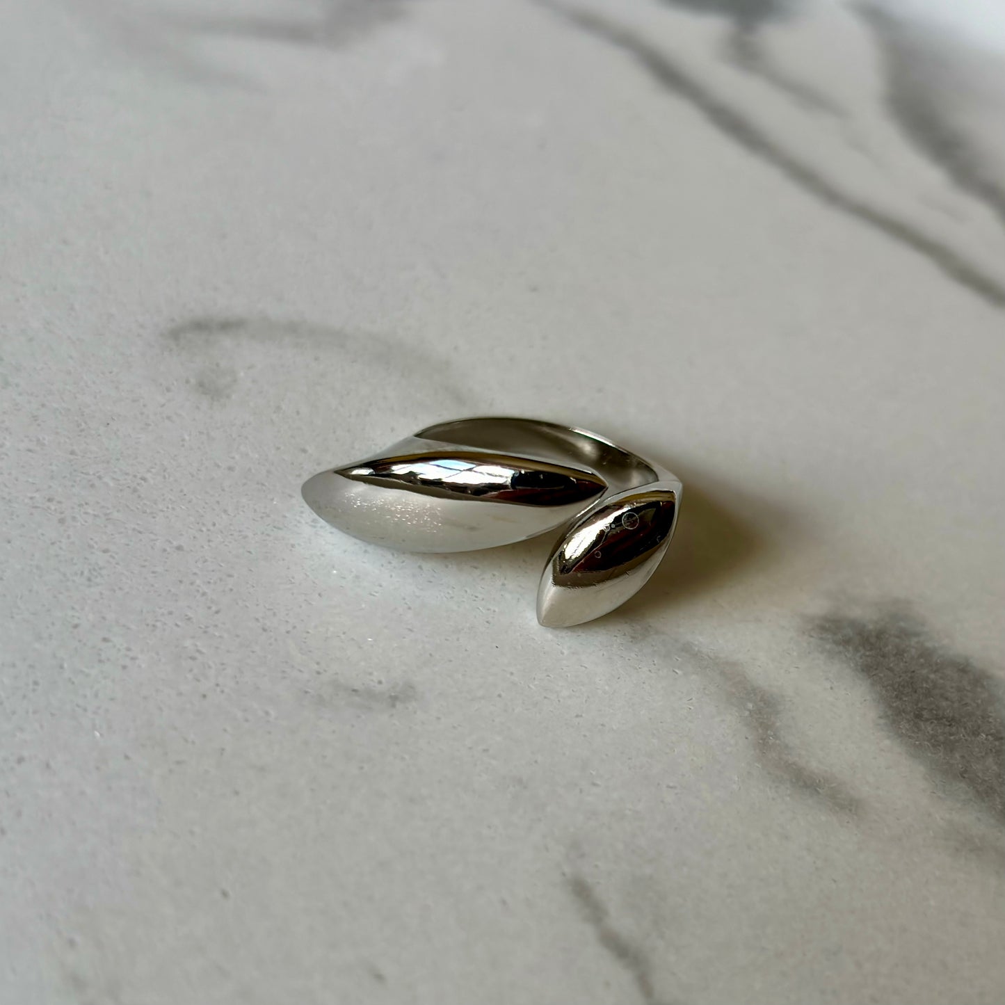 Envie Adjustable Silver Ring