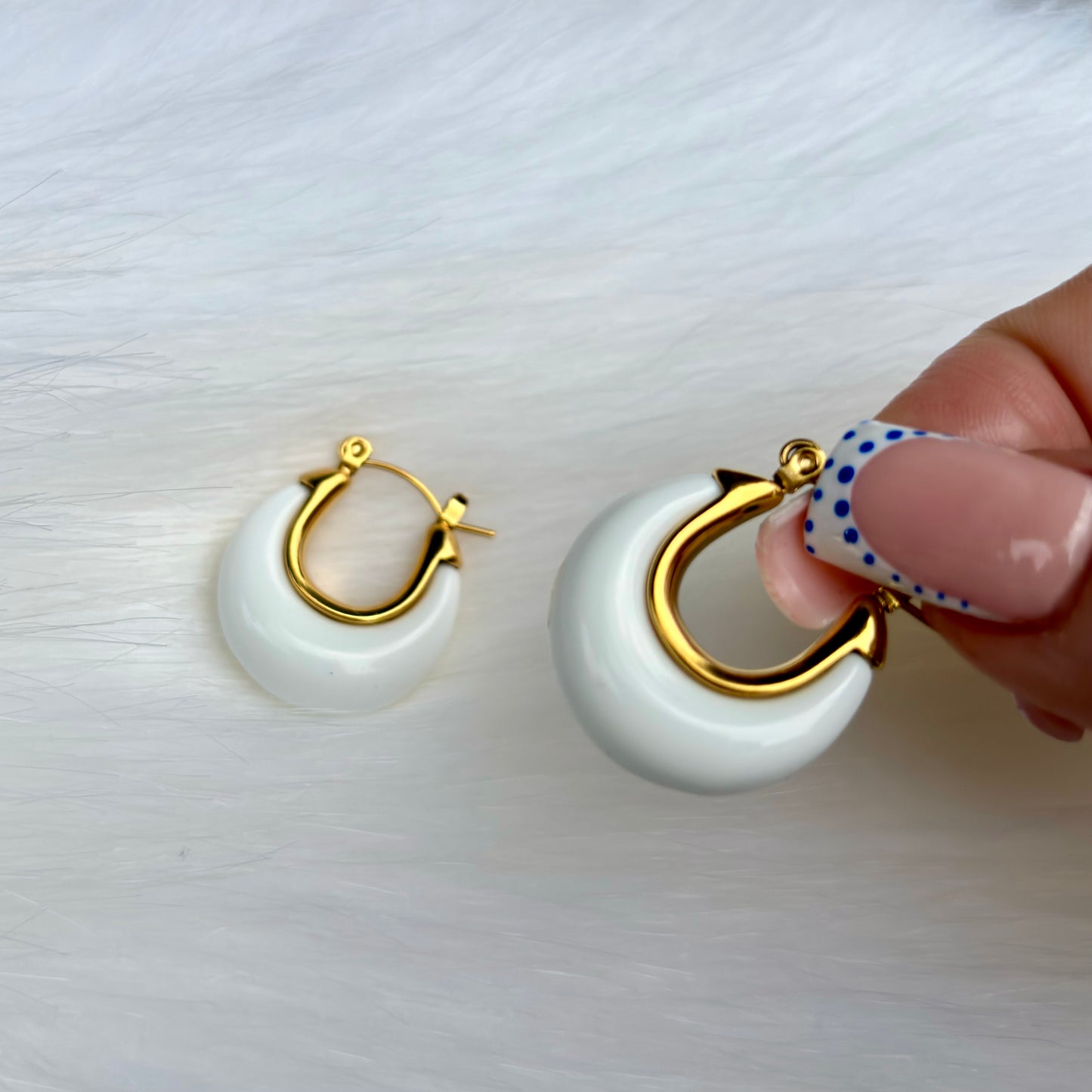 Gemme Hoop Earrings