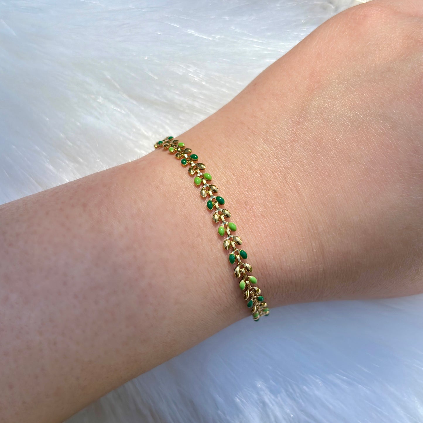 Le Lierre Enamel Bracelet