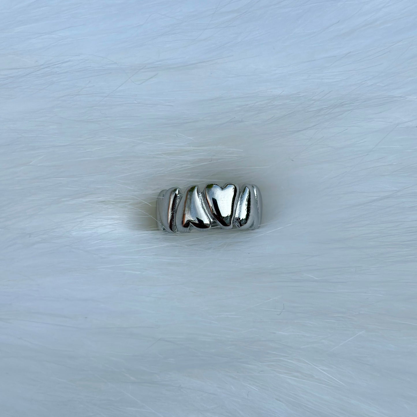 Ma Chérie Chunky Silver Ring