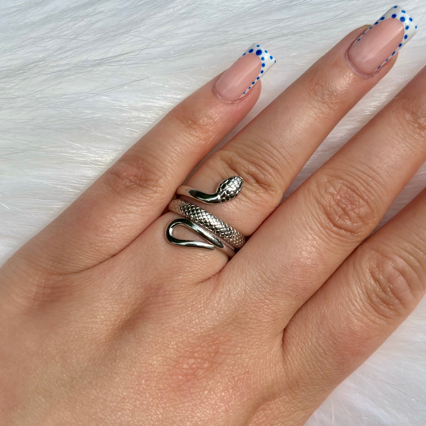 Séraphine Adjustable Snake Ring