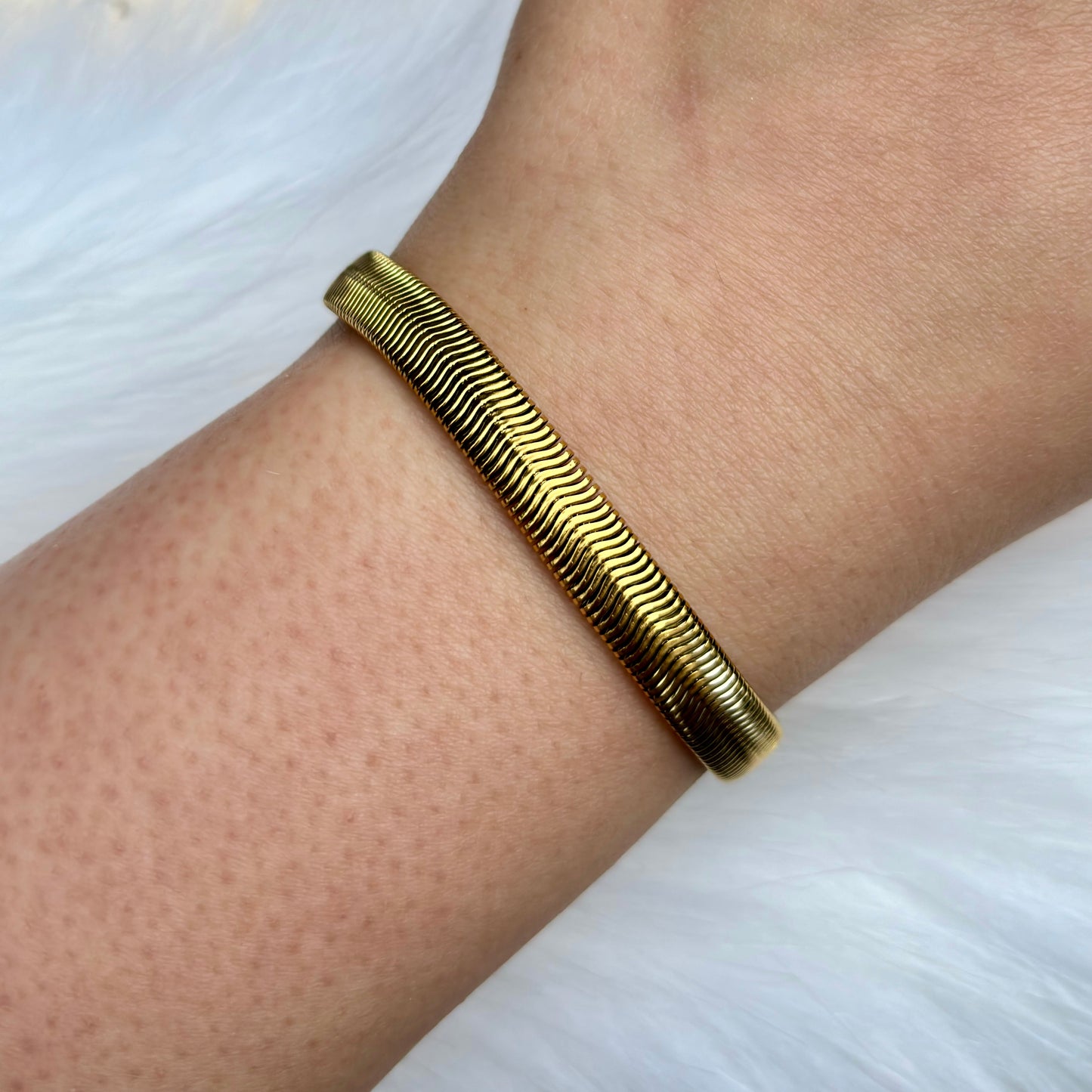 Large Chloé Snake Chain Bracelet